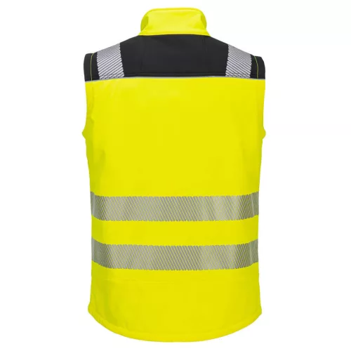 PW325YBRS Portwest Hi-Vis Softshell Gilet mellény