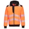 PW327OBR4XL Portwest PW3 Hi-Vis cipzáras kapucnis pulóver