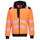 PW327OBRM Portwest PW3 Hi-Vis cipzáras kapucnis pulóver