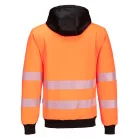PW327OBRXXXL Portwest PW3 Hi-Vis cipzáras kapucnis pulóver