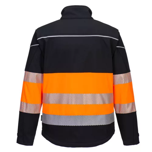 PW375BKOS Portwest PW3 Hi-Vis Class 1 Softshell kabát
