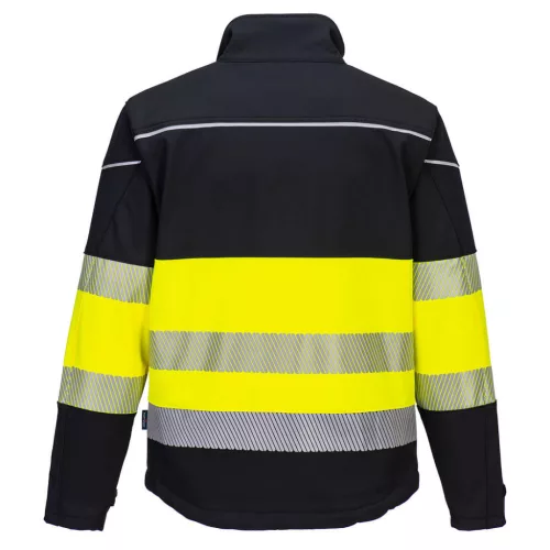 PW375BKYXXXL Portwest PW3 Hi-Vis Class 1 Softshell kabát