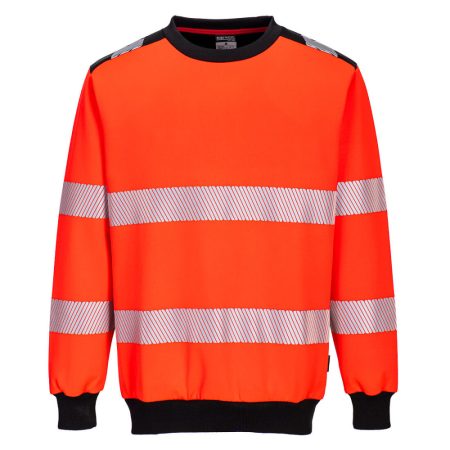 PW379RBKM Portwest PW3 Hi-Vis Crew Neck pulóver