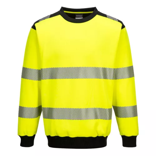PW379YBRL Portwest PW3 Hi-Vis Crew Neck pulóver