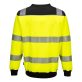 PW379YBRS Portwest PW3 Hi-Vis Crew Neck pulóver