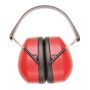   PW41RER   Szuper fülvédő  nagy erősségű polisztirol csésze & PVC párnák  piros    -  (PW)