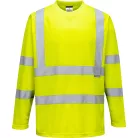 S178YERXXXL Portwest Hi-Vis hosszú ujjú póló