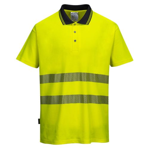 S180YERL Portwest Hi-Vis Scaffolders pólóing