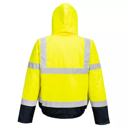 S266YNRXS Portwest Hi-Vis kéttónusú bomber kabát