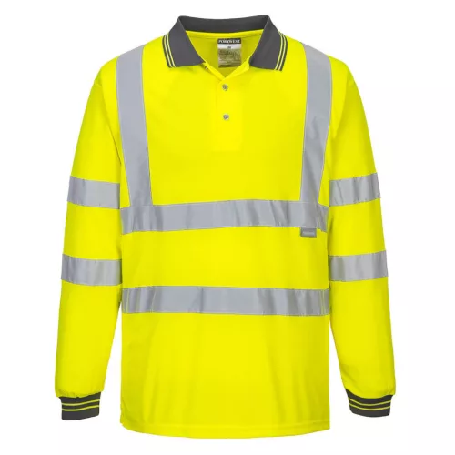 S277YERXL Portwest Hi-Vis hosszú ujjú pólóing