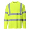 S278YERM Portwest Hi-Vis hosszú ujjú pólóing