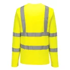 S278YERM Portwest Hi-Vis hosszú ujjú pólóing