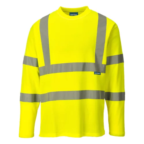 S278YERS Portwest Hi-Vis hosszú ujjú pólóing