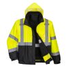 S365YBRL Portwest Hi-Vis prémium 3 az 1-ben bomber kabát