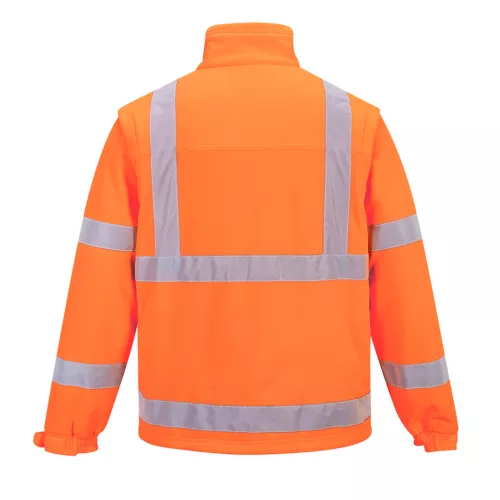 S428ORRXL Portwest Jól láthatósági Softshell dzseki