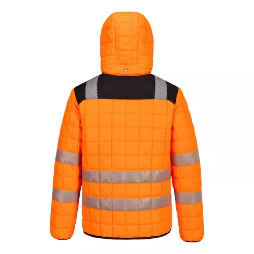 T165OBR4XL Portwest PW3 Hi-Vis Square baffle kabát