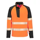 T172OBRXXXL Portwest PW3 Hi-Vis 1/4 cipzáras pulóver