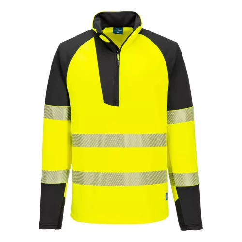 T172YBRXXXL Portwest PW3 Hi-Vis 1/4 cipzáras pulóver