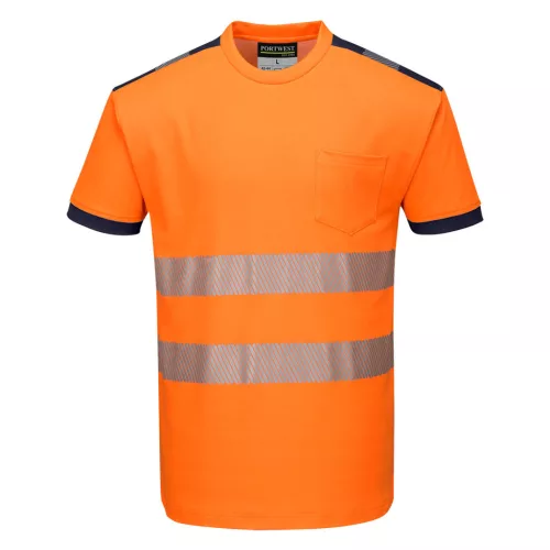 T181ONRXS Portwest Jól láthatósági Vision póló