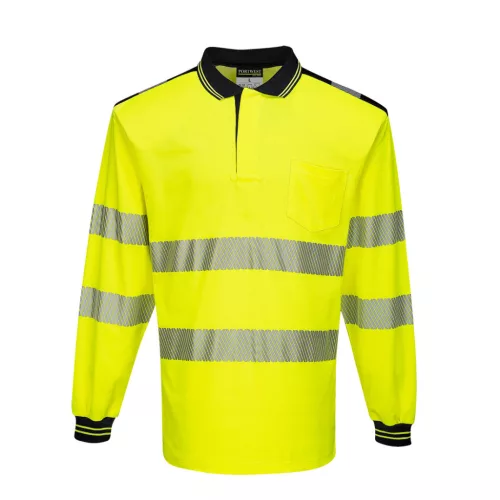 T184YBRS Portwest PW3 Hi-Vis hosszú ujjú pólóing