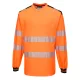 T185OBRS Portwest PW3 Hi-Vis hosszú ujjú póló