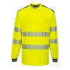 T185YNRXXL Portwest PW3 Hi-Vis hosszú ujjú póló