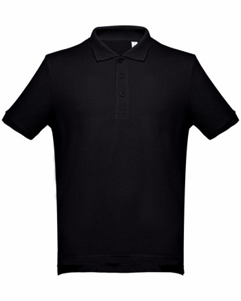 TH_ADAM195FEK_S-XXXL     TH_ADAM FÉRFI GALLÉROS PÓLÓ  Gr. FEKETE S-XXXL