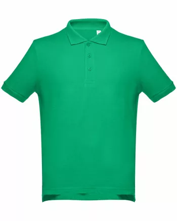 TH_ADAM195FZOLD_S-XXXL     TH_ADAM FÉRFI GALLÉROS PÓLÓ  Gr. FŰZÖLD S-XXXL