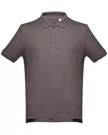 TH_ADAM195GSZ_S-XXXL     TH_ADAM FÉRFI GALLÉROS PÓLÓ  Gr. GRAFITSZŰRKE S-XXXL