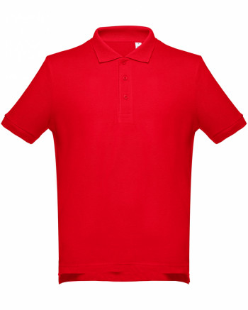 TH_ADAM195PIR_S-XXXL     TH_ADAM FÉRFI GALLÉROS PÓLÓ  Gr. PIROS S-XXXL