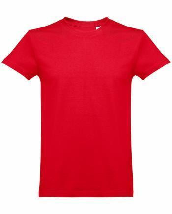 TH_ANK190PIR_S-XXXL     TH_ANKARA FÉRFI  KEREK NYAKÚ PÓLÓ 190 Gr. PIROS S-XXXL