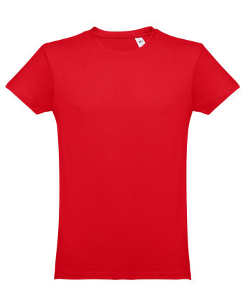 TH_LUA150PIR_S-XXXL     TH_LUANDA  KEREK NYAKÚ PÓLÓ 150 Gr. PIROS S-XXXL