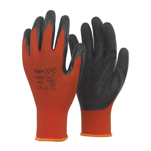 Coverguard  TOP_HANDY_07_TOP_HANDY_11  TOP HANDY  RED LATEX MÁRTOTT  SZERELŐKESZTYŰ KOPÁSÁLLÓ, CSÚSZÁSBIZTOS   (H)