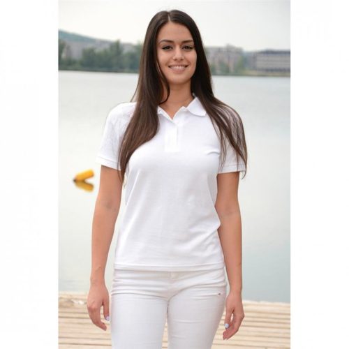 WPSN180FEH_S-XXL     KEYA GALLÉROS PÓLÓ 180Gr. NEW NŐI FEHÉR S-XXL